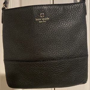 Black Kate Spade leather crossbody bag